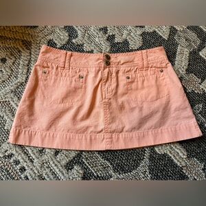 Be Bop Coral Micro Mini Skirt Womens Size 5